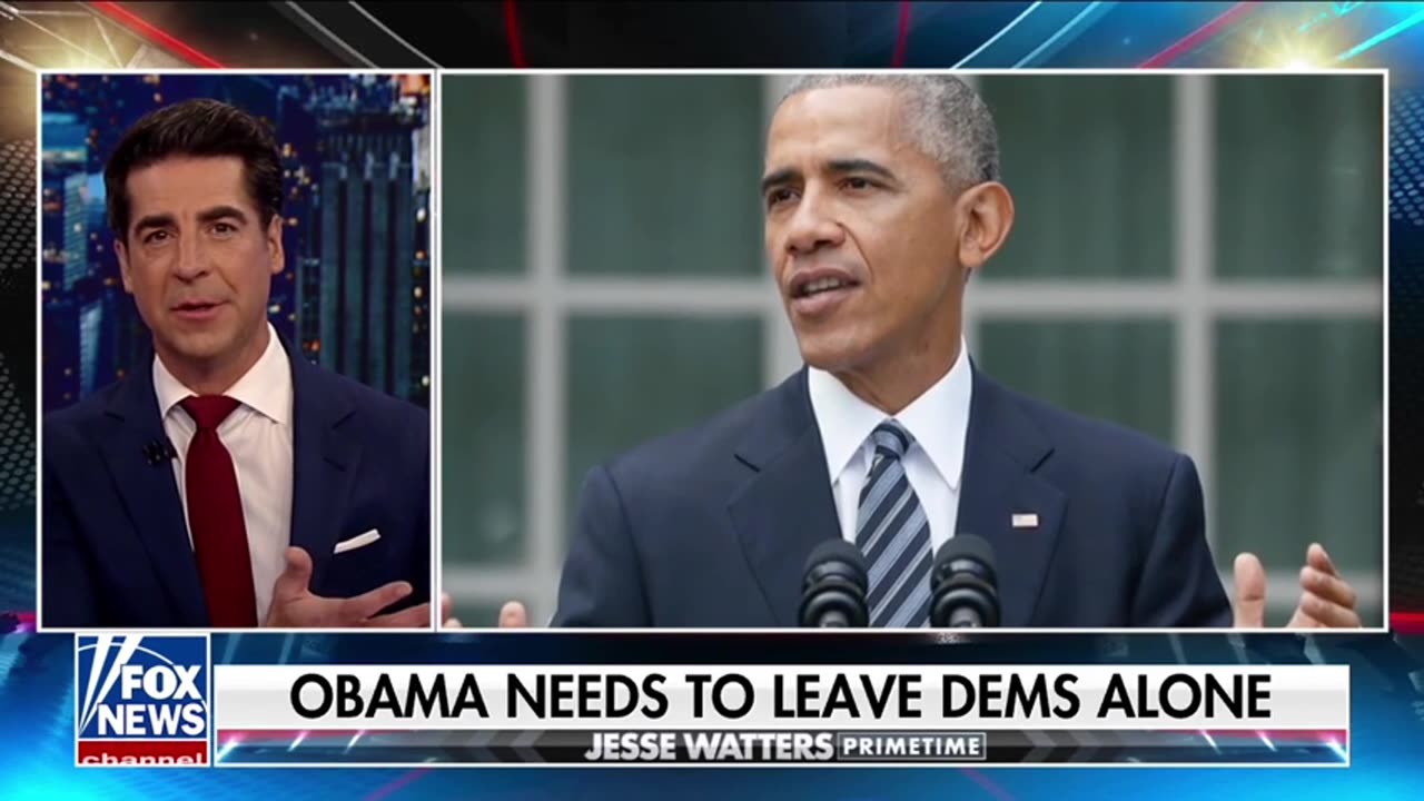 Watters: Obama Needs To Leave Dems Alone