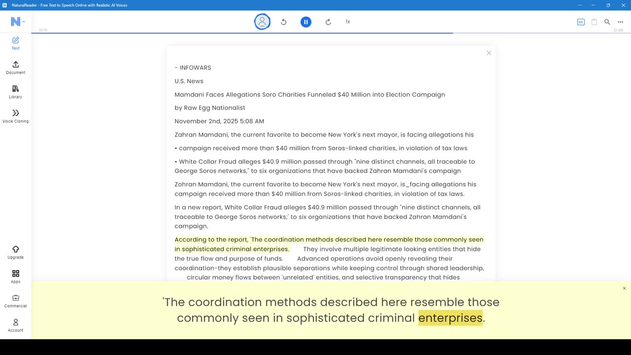 Mamdani Faces Allegations Soro Charities Funneled-INFOWARS