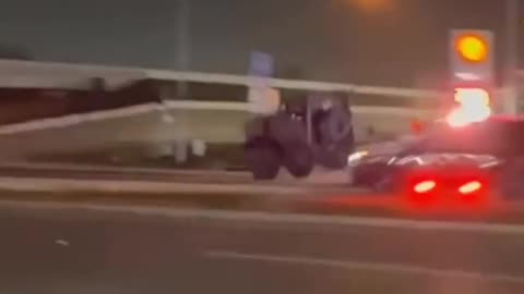 Truck driver rammed into 10 vehicles, sparked chase in Texas