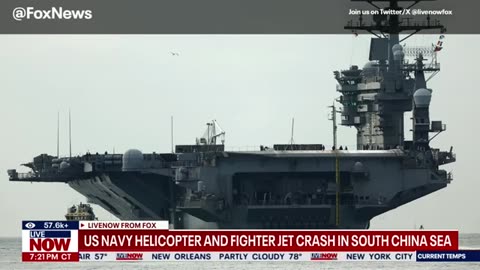 U.S navy helicopter and fighter jet Crash in South China cea