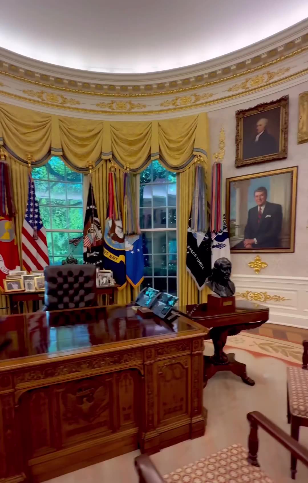 What President Trump has done to the Oval Office