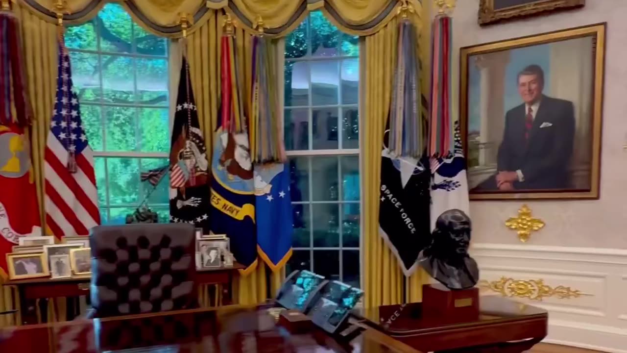 What President Trump has done to the Oval Office