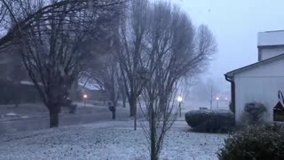 January 15, 2021 - Snow in Fishers, Indiana