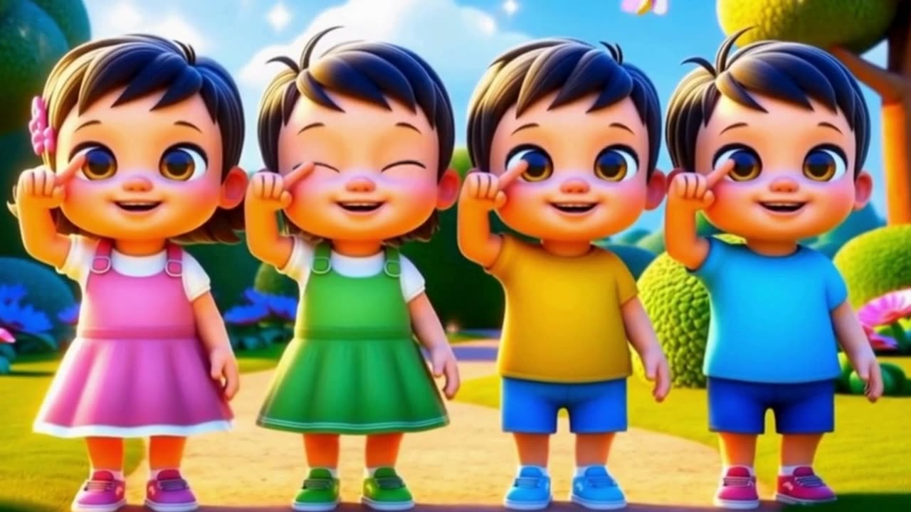 This is My Eyes | Fun Action Rhyme for Kids 👀🎶