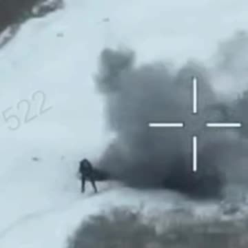 Multiple Drones Hitting Russians Simultaneously