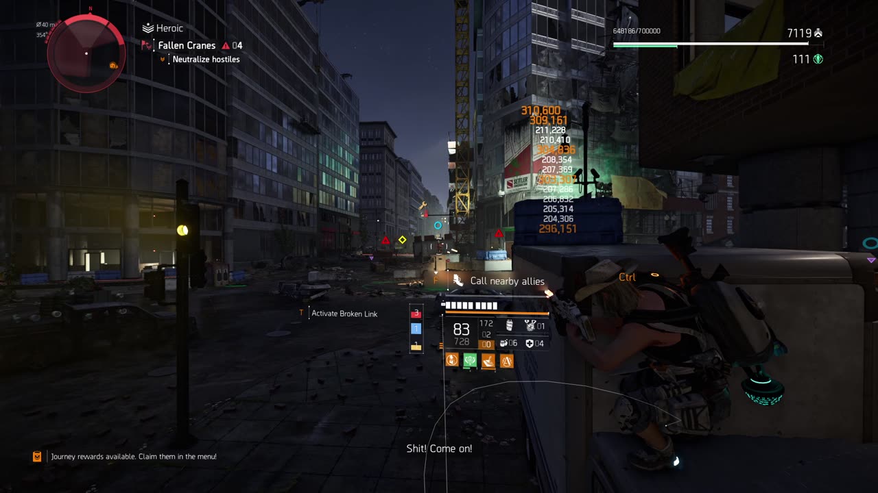 FALLEN CRANES & RESOURCE CONVOY / LMG x 2 Blindfire Build / #Gameplay #Division #TomClancy #RTX4070