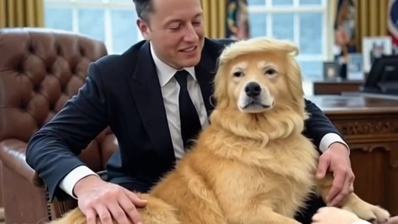 elon and dog