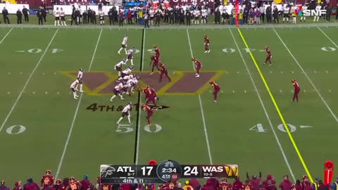 "Atlanta Falcons vs. Washington Commanders | 2024 Week 17 Game Highlights"