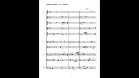 Johannes Brahms – Intermezzo, Op. 117, No. 1 (String Ensemble)