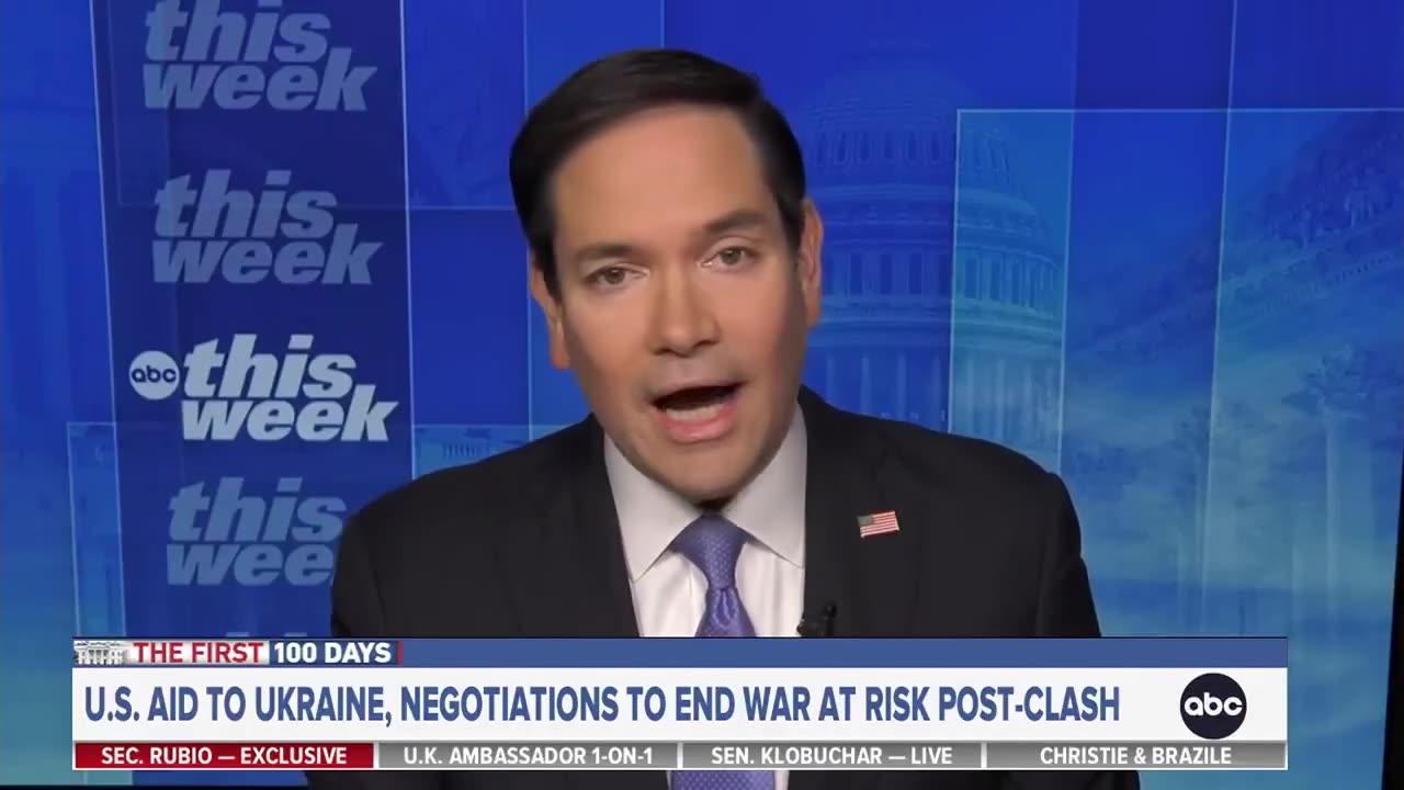 Rubio Goes Off On Ukraine: Negotiations Are the Only Way Forward!