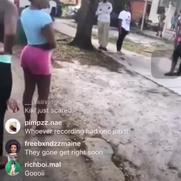 Instagram Live Ghetto Fight