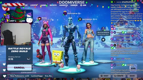 HAPPY HOLIDAYS!!! COME LAUGH AT MY JOKES! KILLING UNREAL RANKED PLAYERS IN FORTNITE!
