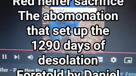 July 8th red heifer sacrifice - the hidden truth
