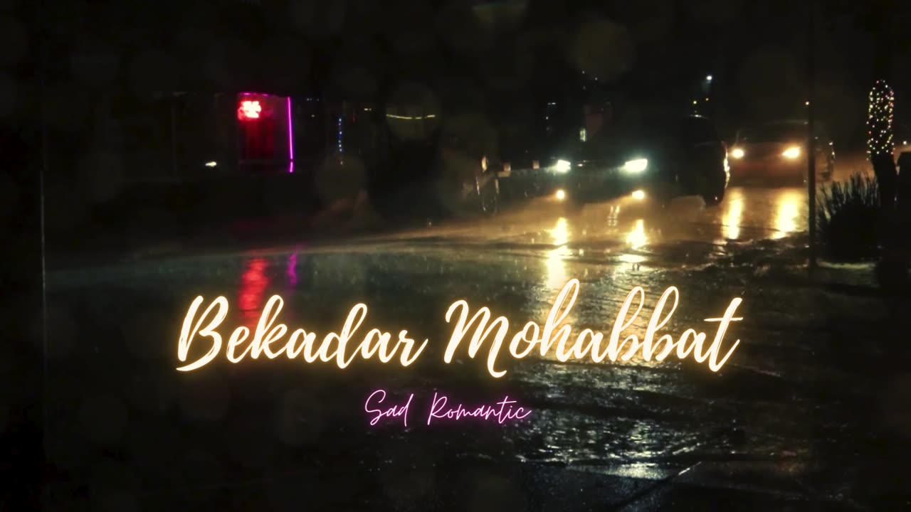 Bekadar Mohabbat 🥀 | Sad Romantic Lofi | Retro LoFi Love Story | EchoesOfEase