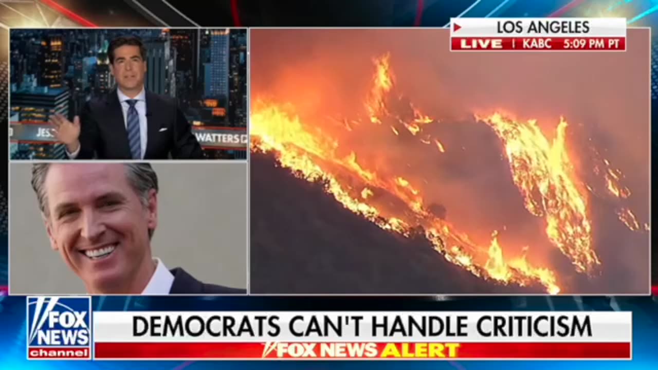 Jesse Watters (Youtube) : wildfire wildfire wild wild west Los Angeles