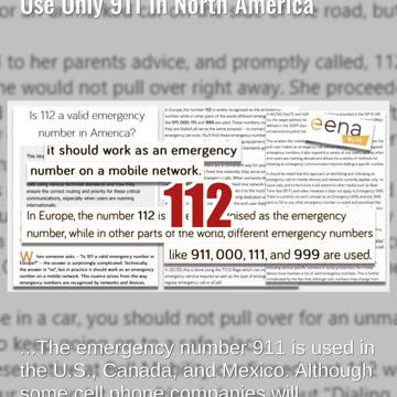 Fact Check: Do NOT Try '112 Cell Phone Feature' In An Emergency -- Use Only 911 In North America
