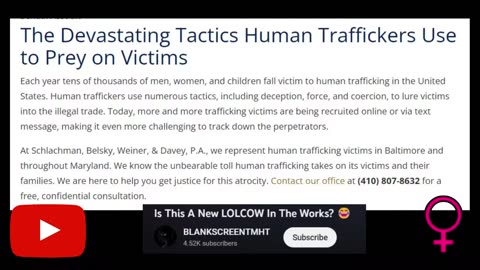 HUMAN TRAFFICKING ON YOUTUBE FOR REAL