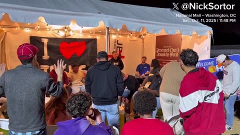 Washington, D.C.: It's midnight and Christians from all 50 states are singing worship songs at the National Mall