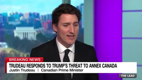 Trudeau responds to Trump needling him about annexing Canada
