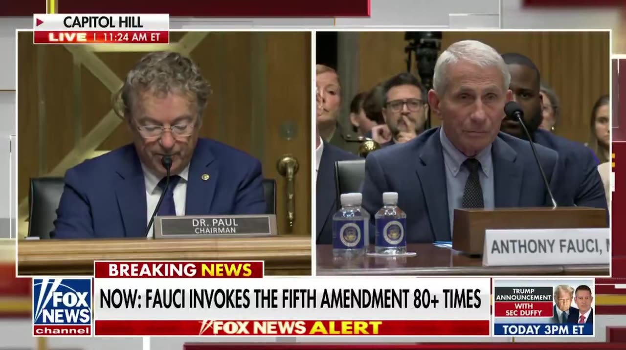 Rand Paul intends to hold Fauci in contempt of Congress