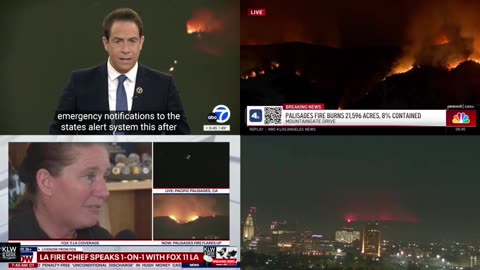 2025-01-11 EARLY MORNING LIVESCREEN CALIFORNIA 'WILDFIRES' EVACUATIONS