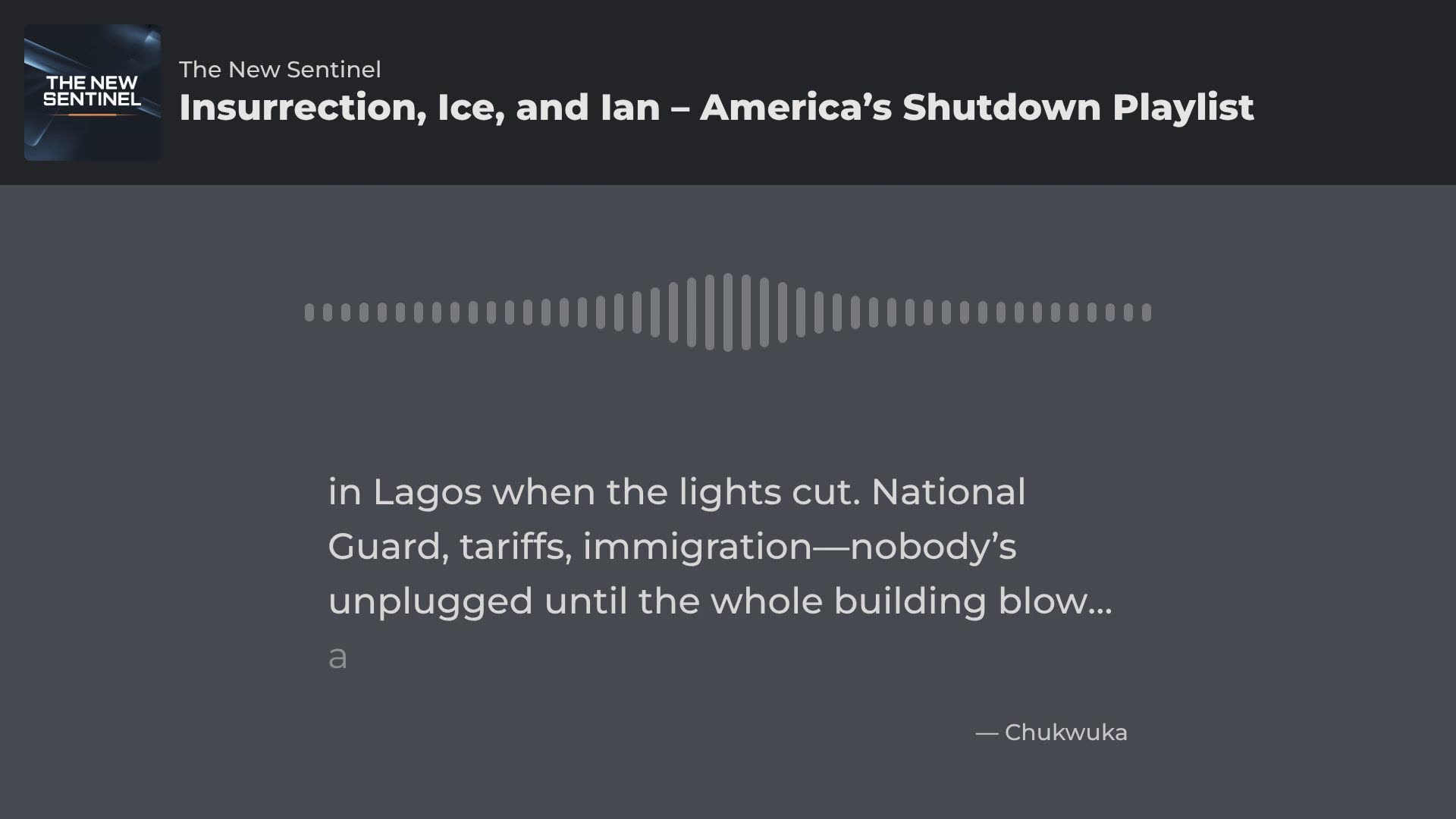 America’s Shutdown Playlist