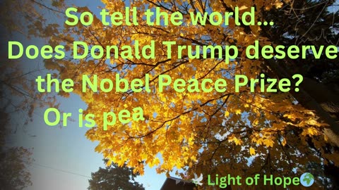 “Will Donald Trump Win the Nobel Peace Prize? 🕊️ | Truth Behind Peace 2025”
