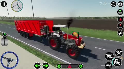 Tractor Driving game paly / Gaming video