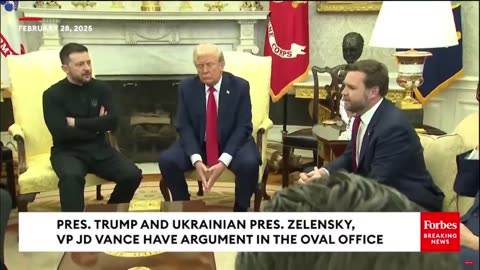 Zelensky disrespects Vice President JD Vance and called him a