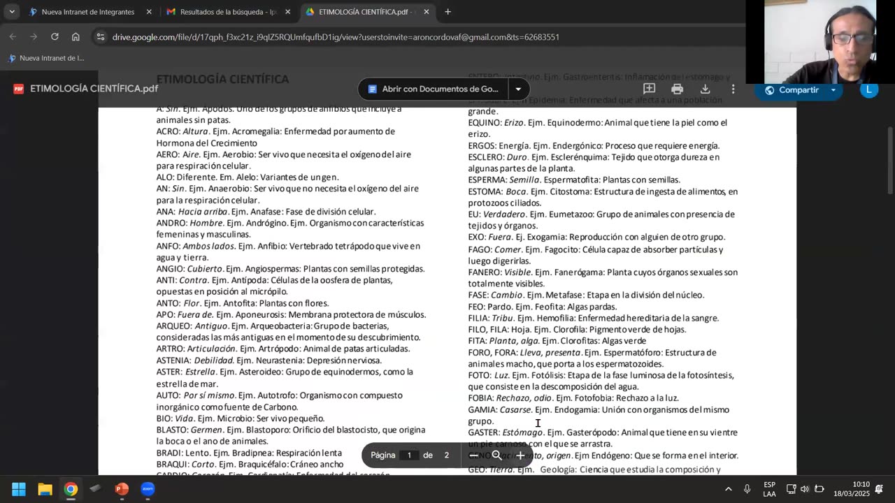 ANUAL ADUNI 2025 | Semana 02 | RM | BIología