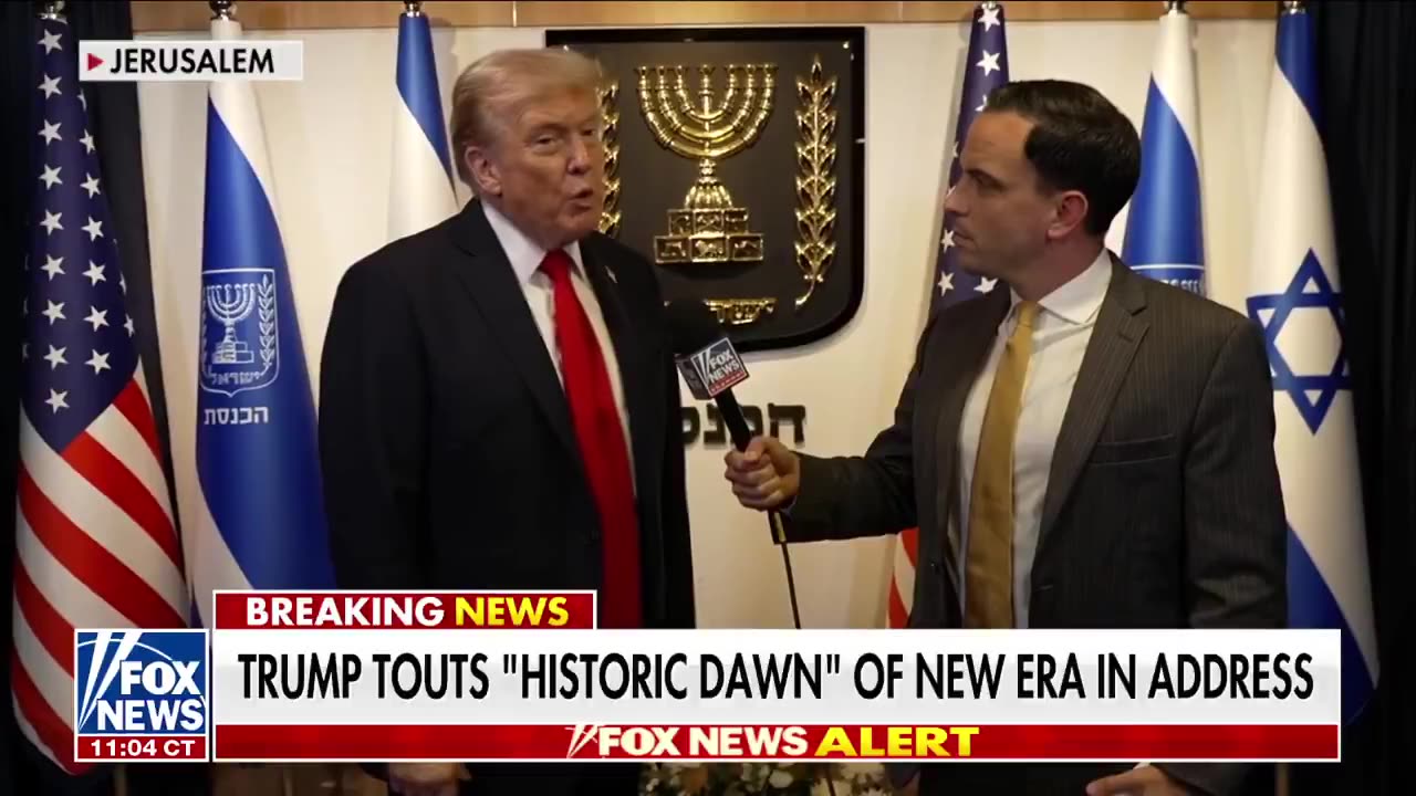 President Trump speaks after signing historic Middle East peace agreement