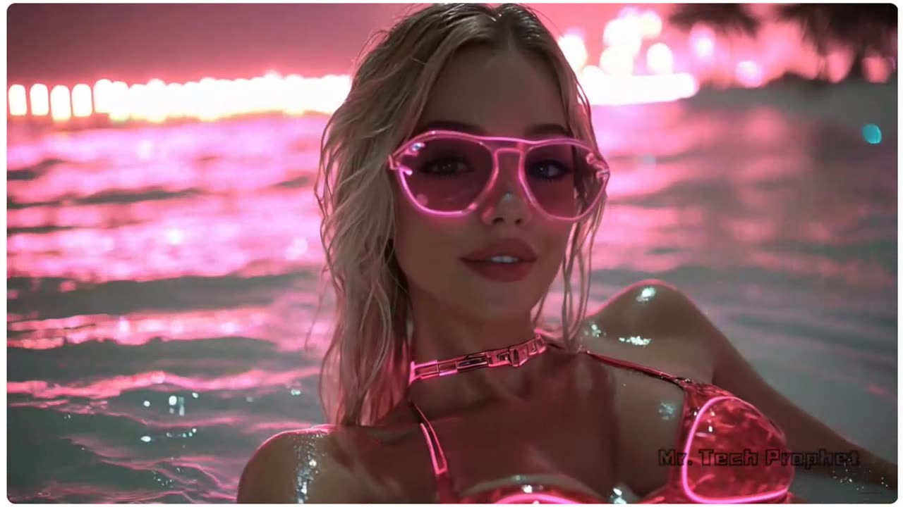 Star Babes - Glow of Eden | Retro-Futuristic Synthwave | Cosmic Sci-Fi AI Video