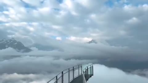 Grindelwald is one of the few places in the Alps where glaciers descend