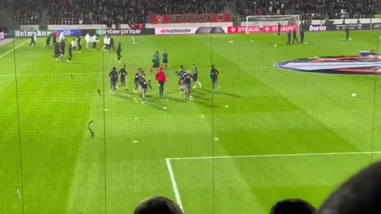 FC Midtjylland vs Feyenoord before the match (UEFA Europa League)