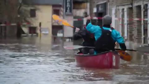 Massive Flooding in Guipry-Messac, Ille-et-Vilaine, France