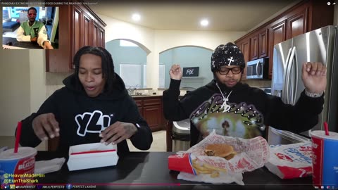 Lil Perfect VLOGS RANDOMLY EATING MY BESTFRIEND FOOD DURING THE MUKBANG..He Leaves REACTION