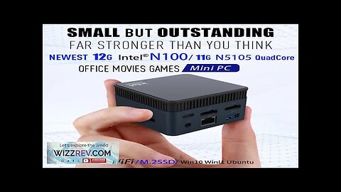 ZX01 PLUS Intel Alder Lake N100 Windows 11 4 Core Mini PC Review