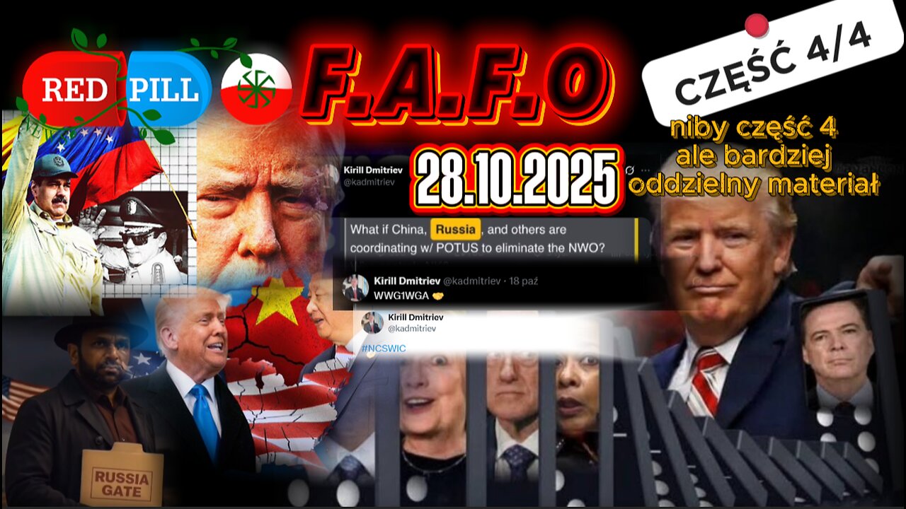 Red Pill News | F.A.F.O | Niby CZĘŚĆ 4 ale bardziej oddzielny materiał | 28.10.2025