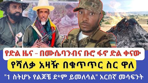 የድል ዜና - በሙሴባንብና ቡሮ ፋኖ ድል ቀናው | የሻለቃ አዛዥ በቁጥጥር ስር ዋለ | "1 ስትሆኑ የልጆቼ ደ*ም ይመለሳል" አርበኛ መሳፍንት