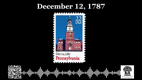 #OnThisDay December 12, 1787: Federal Keystone