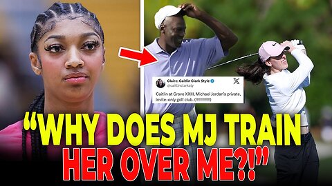Angel Reese FURIOUS As Caitlin Clark GETS VIP GOLF INVITE From Michael Jordan | SHOCKING Twist