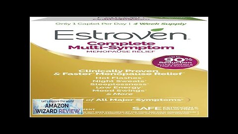 Estroven Complete Multi-Symptom Menopause Supplement for Women 28 Ct. Clinically Proven Review