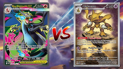 Pokemon TCG Live Mega Charizard X EX Oricorio EX VS Alakazam Dudunsparce!!