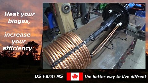 Biogas digester heater