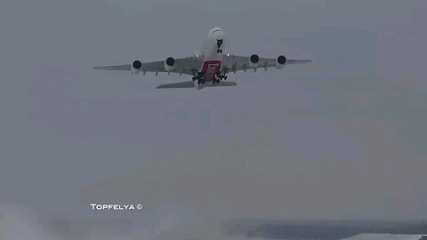 Airbus A380 takeoff