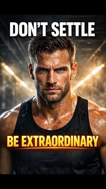 Don't Settle for Average. Be Extraordinary. (Weight Loss Truth Bomb)