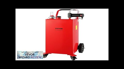 VEVOR 30 Gallon Fuel Caddy 23.5 L/min 180W Portable Storage Tank Container Review