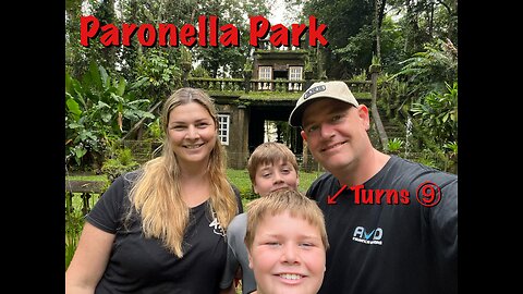 Paronella Park - The Castle in the Tropics - Tropical skywalk - Archer Turns 9