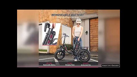 S16 Electric Bike for Adults Max 22MPH Speed & 50 Miles Range Review