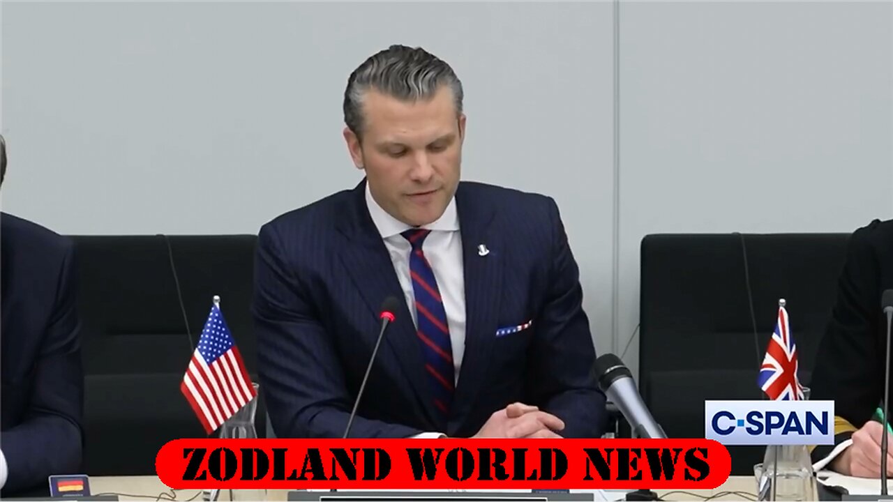 ►🚨❗️⚡️ US Sec. Def. Hegseth Addresses NATO Meeting in Belgium | Full